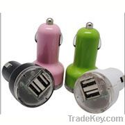cheap & high quality dual usb car charger/for iphone&ipad