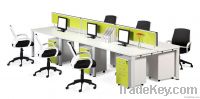6-Seat Office Desk with Partition (LO-01)
