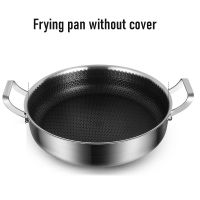 304 stainless steel non stick pan for gas stove and induction cooker