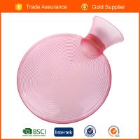 transparent pvc hot water bottle with BS certification