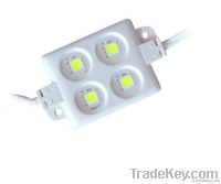 4pcs 5050 SMD LEDS each module with single color, injection moulding