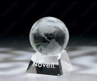 Crystal Earth Globe