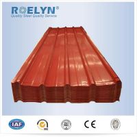 Prepainted Corrugated Sheet Steel Roofing for Building