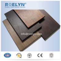 Wood grain fiber cement board 100% non asbestos fire proof