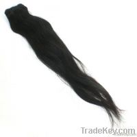 Virgin 100% Remy Single Drawn Straight Natural Black Hair