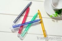 5 colour plastic side retractable ballpoint pen for office&student 201