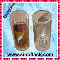 10oz/300ml Double Wall Borosilicate Glass Cup
