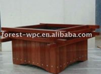 2012 High tensile strength and Corrosion-resistant wpc flower box