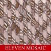 Glass tile oval mosaic wall tile EMT05