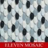 Glass pebble mosaic tile EMT01