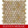Glass tile round mosaic tile EMSFASY002