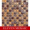 Brown glass mosaic for the wall decoraction EMLAH87