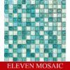 Crystal blue glass mosaic EMLFH01