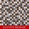 Rectangular stone and glass mosaic EMC105