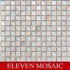 White color glass stone mosaic EMLS71
