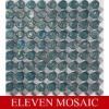 Blue crystal & stone mosaic round mosaic EMSFES05