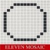 "NEW" Black and white ceramic mosaic ECQQX87