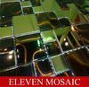 Sparkle magnetic particle within glass mosaic EMYB022
