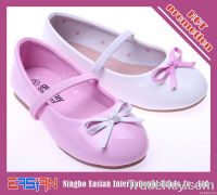girls patent ballerinas with back strap