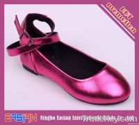 girls ankle strap flat shoes