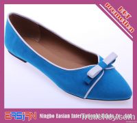 royal pointy toe ballet flats with bowtie