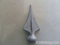 wrought iron fence spear points