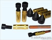 eath rod accessories( coupler, driving head, drilling head)