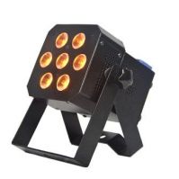 RGBW & RGBA 4-in-1 8W 7pcs LED Flat Par Light, 7pcs 8W LED Par light,stage light, Stage lighting system,