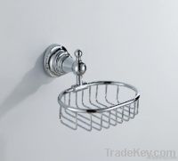 brass chrome plated soap basket