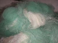 Nylon fishing net scrap