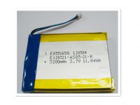 3.7V 3200mah li-po battery pack with PCM, fuse, NTC for solar charger