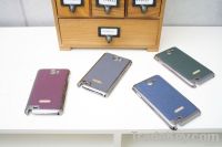 sriated leather hard phone case concise