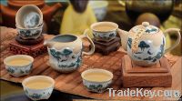 China Ceramic tea set, Blue and White ceramics series.