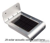 solar acoustic control wall lamp