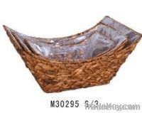 Decorative woven willow storage tray