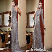 New Arival Sexy Full Sequins Evening Dress