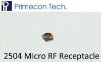 2504 Micro RF Coaxial Connector Receptacle (SMD)