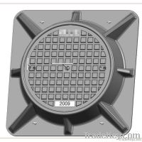FRP Round Manhole Cover For Power Grid/Substation/SMC material/Dual La