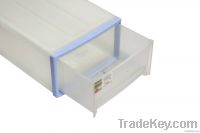 plastic storage box with drawer