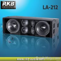 Dual 12" waterproof line array speaker