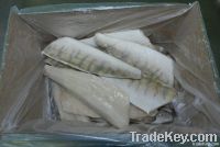 Pike perch fillet skin-on glazed frozen