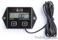 Small engineLCD Inductive digital TACH Hour Meter for Motorcycle