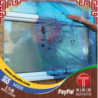 blue pe protective film for window glass