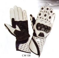Leather Woman Racing Gloves