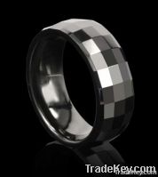 Faceted Ceramic Ring