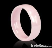 2013 Newest wholesale fashion women ceramic ring pink