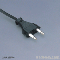 European Plug Cee 7/16 En50075 Power Cord (D01)