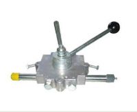 single lever mixer control for concrete truck mixers