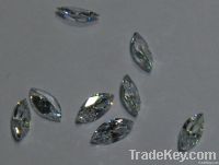 AAAAA white marquise shape cubic zirconia gemstones beads