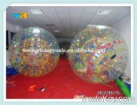 inflatable grass zorb ball, human sized hamster ball, aqua ball